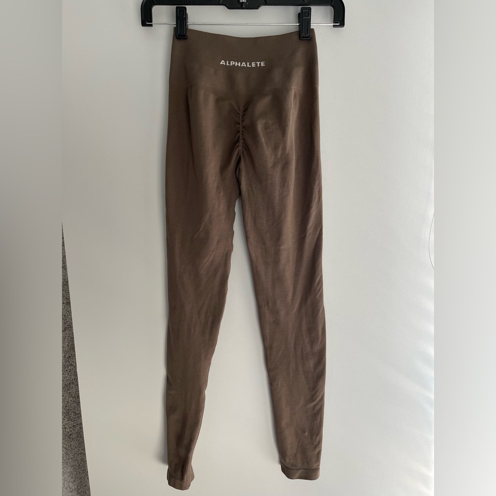 Alphalete Chocolate Brown Leggings